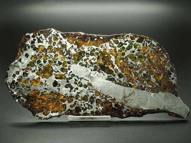 パラサイト隕石【Seymchan/セイムチャン】【495 g】ロシア・マガダン地区産/石鉄隕石