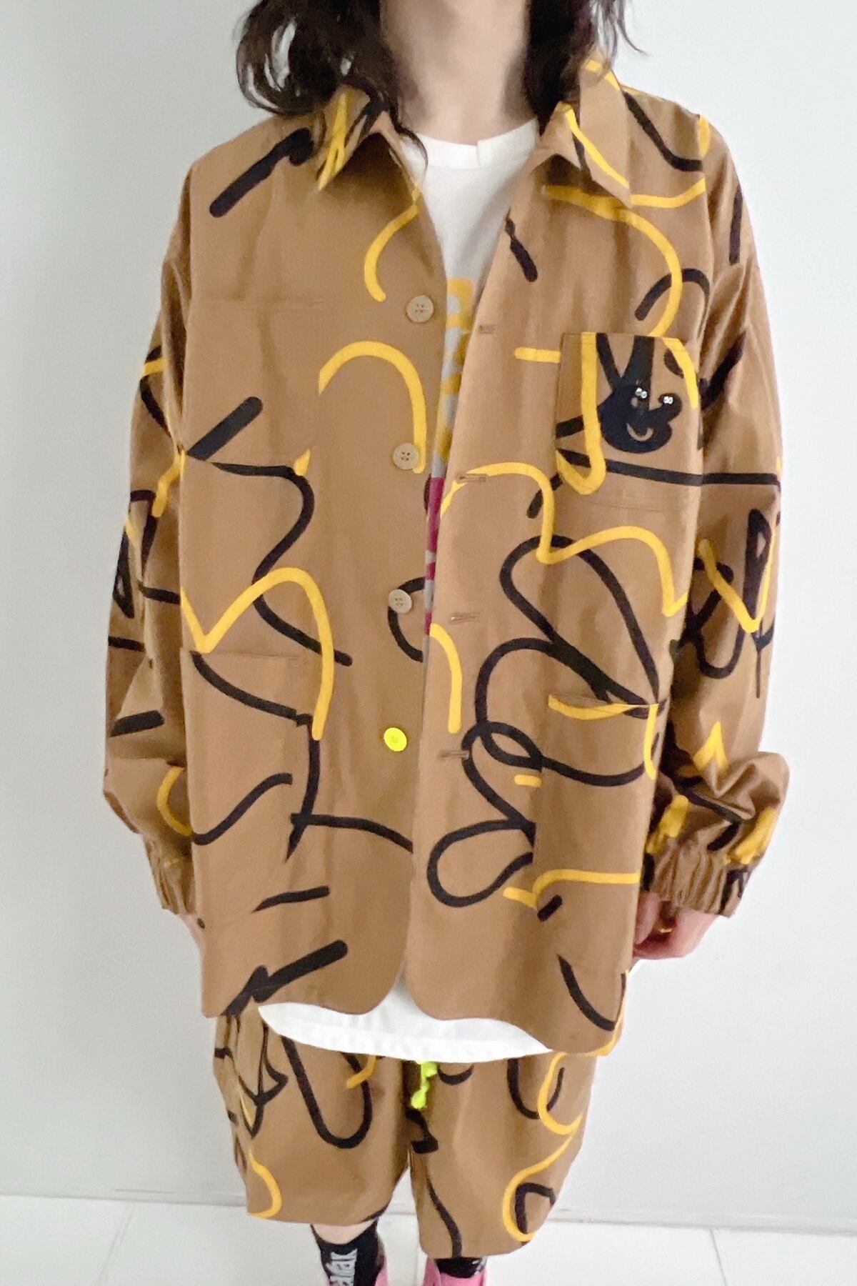 MIN-NANO×frankygrow】PATTERNED COVERALL - HORSE CLOTH VINTAGE / 3