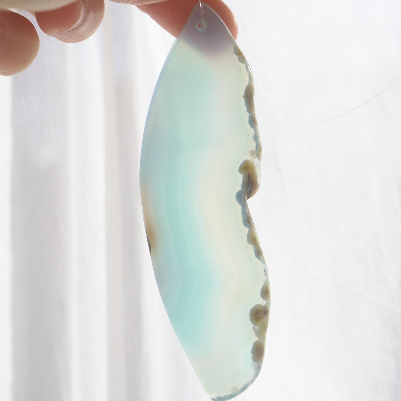 Ice Water 10 - アゲートヒーリングチャイム / Agate Sun Catcher Wind Chime 463