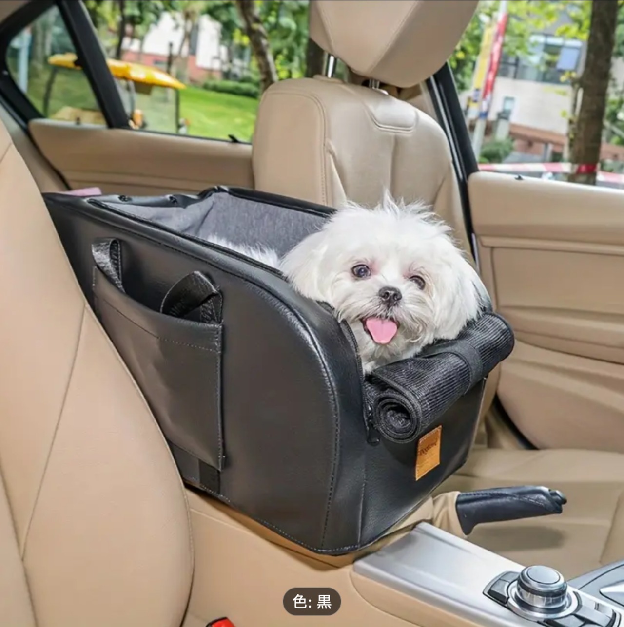 ペットキャリー カーシート レザー キャリーバッグ ドライブ