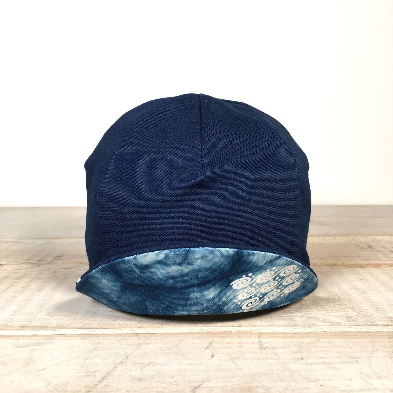 Natural indigo cotton canvas cycle cap Type-4 new color | STUDIO N2