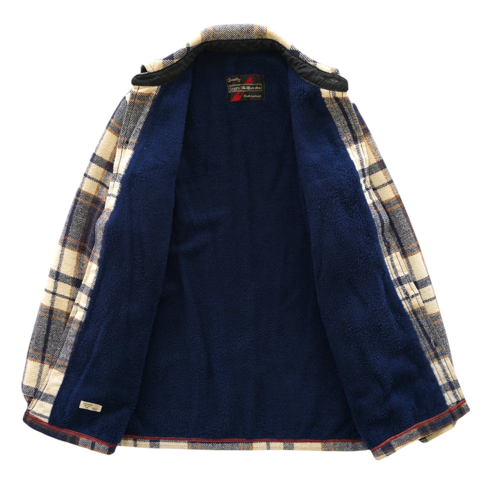 レア希少☆70's Vintage チェック柄ウールジャケット CPOジャケット 70's～ Woolrich 赤黒バッファローチェック ウールCPOジャケット 表記