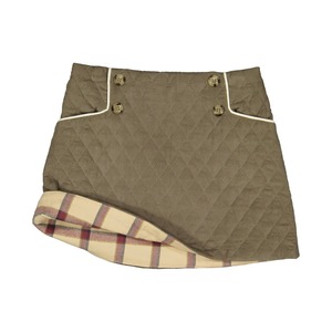 LOIR/Skirt Pippa - Kaki Quilted