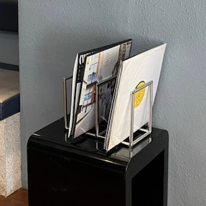 module magazine rack / モジュール マガジンラック LP シェルフ シルバー スチール 韓国 インテリア 雑貨