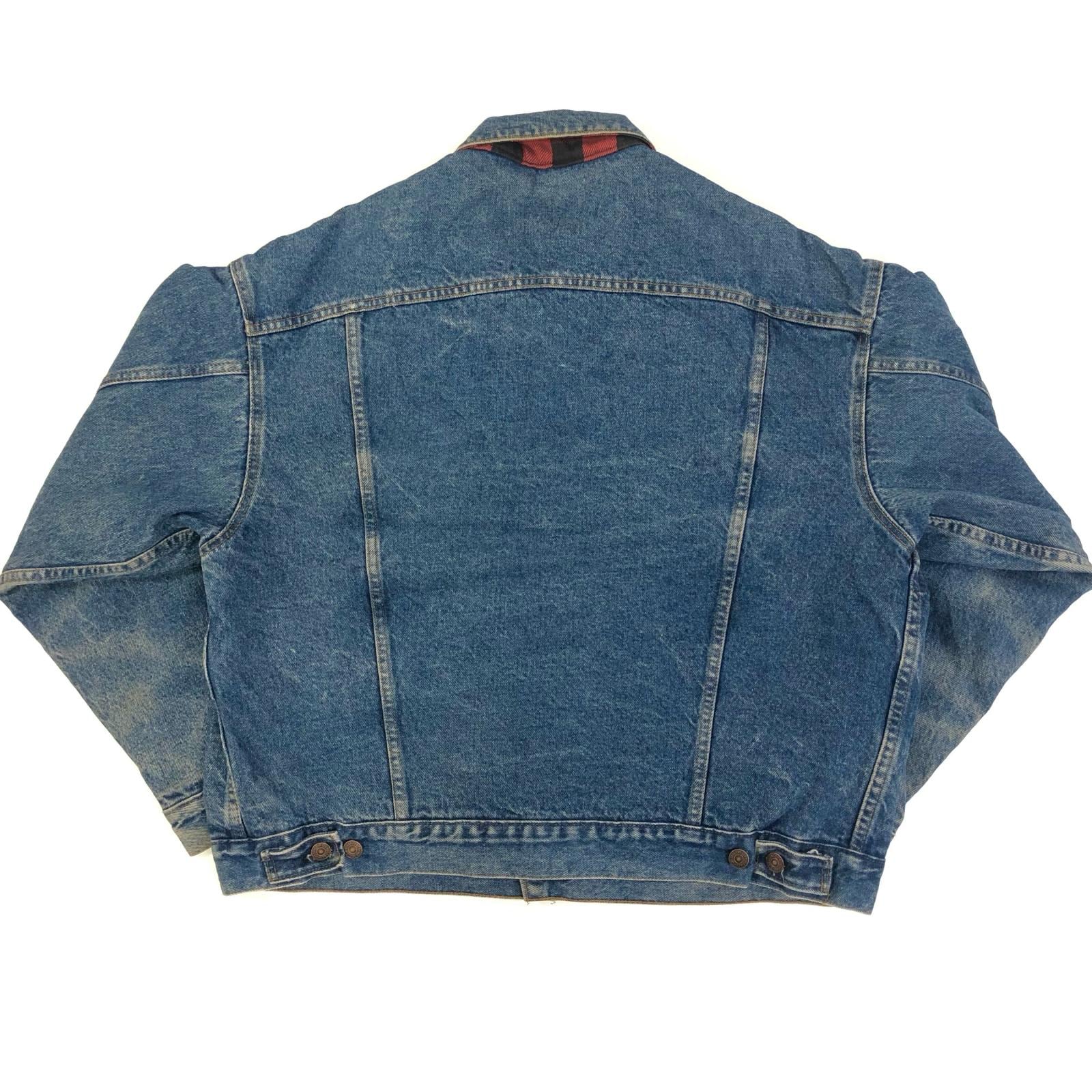 Levi's デニムジャケット M usa製 90s 70417 リーバイス 90s Levi's 70417 9332 リーバイス デニムジャケット ネル生地ライナー