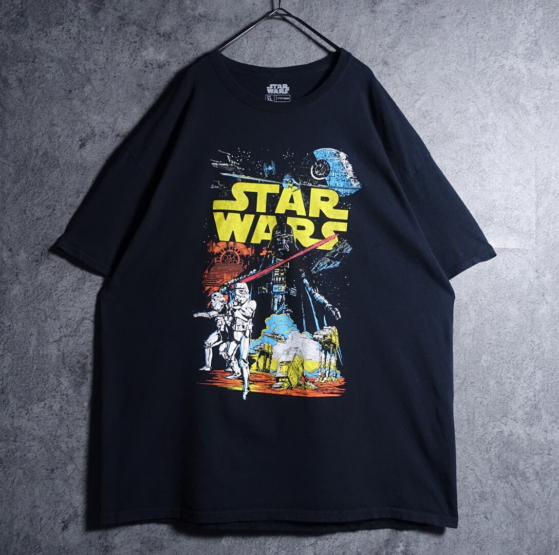 “STAR WARS” Black Darth Vader Print T-shirt