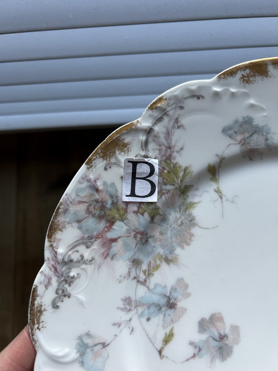 Limoges / リモージュ / お花柄のディナープレート / B | destrucs