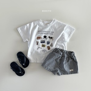 【BONITO】COW Tシャツ 80~130cm ホワイト 240514