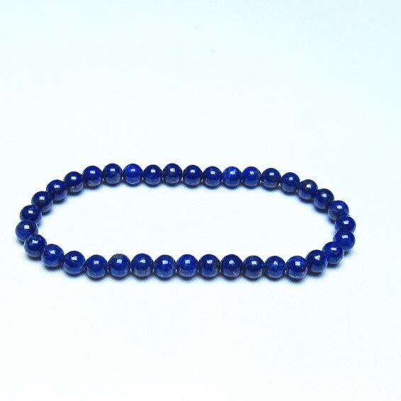 ラピスラズリ ブレスレット 5mm 一点物 メール便可 [M便 1/10] 111-48271