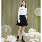 スワントロンプルイユブラウス C0043