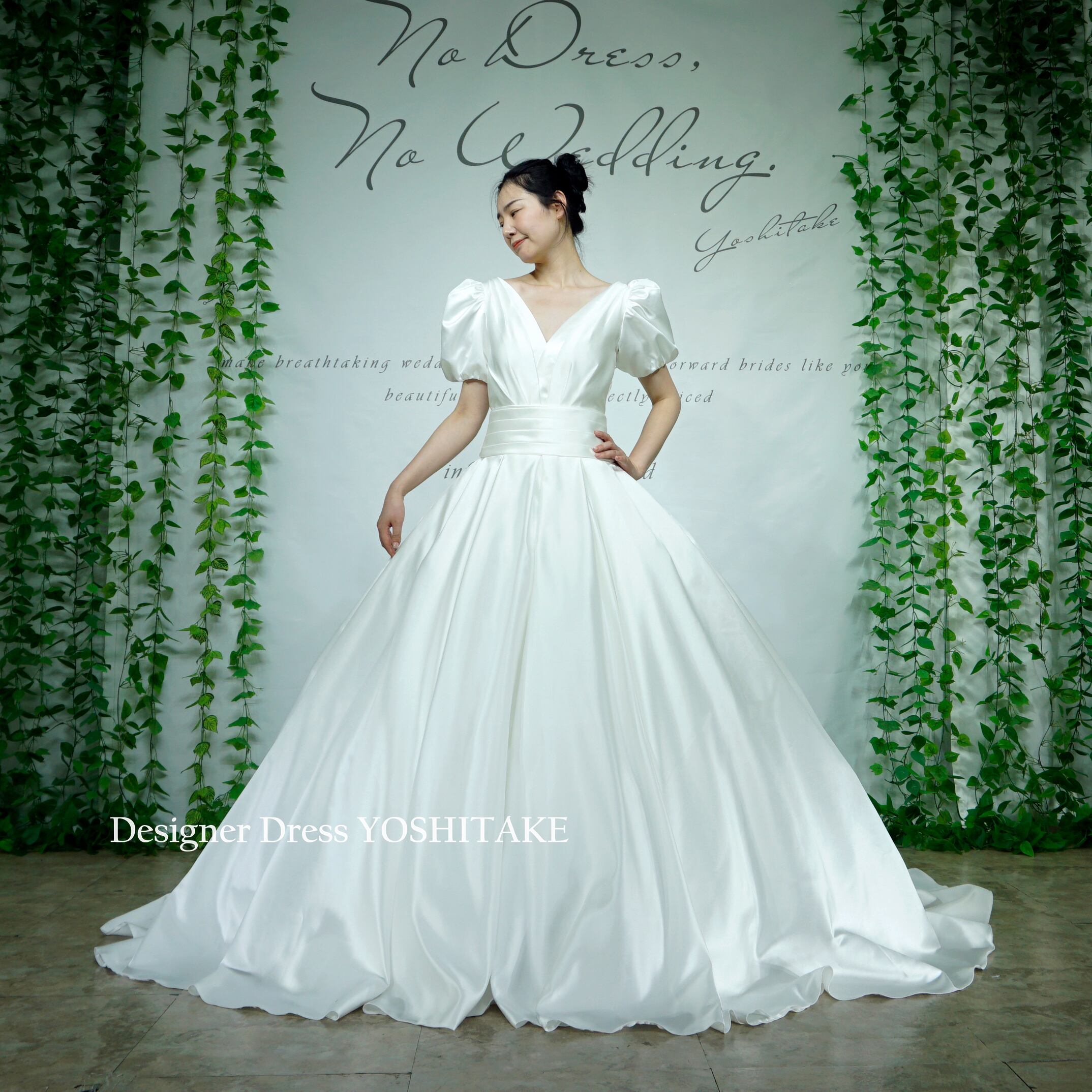 サンプルドレス】ウエディングドレス(無料パニエ) ウエディングドレス  