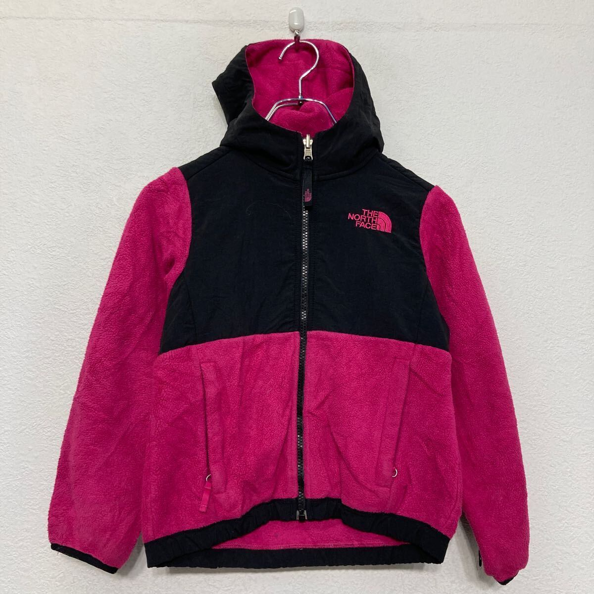 The north face フリース ジャケット キッズ XS ピンク ザノース