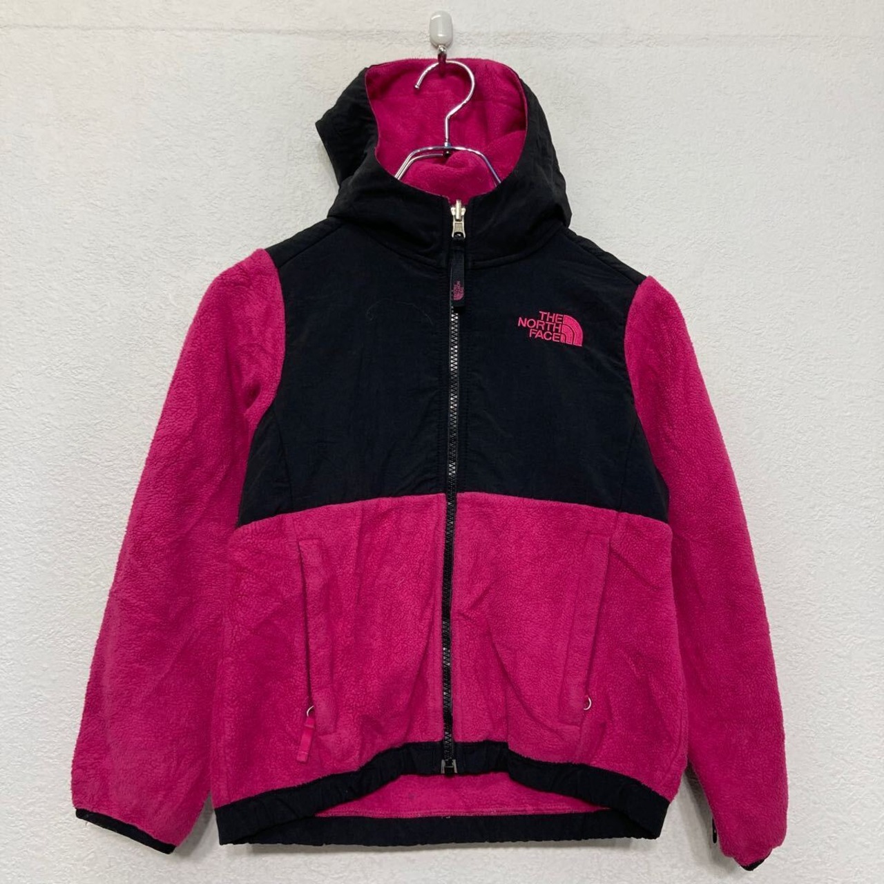 The north face フリース ジャケット キッズ XS ピンク ザノース 