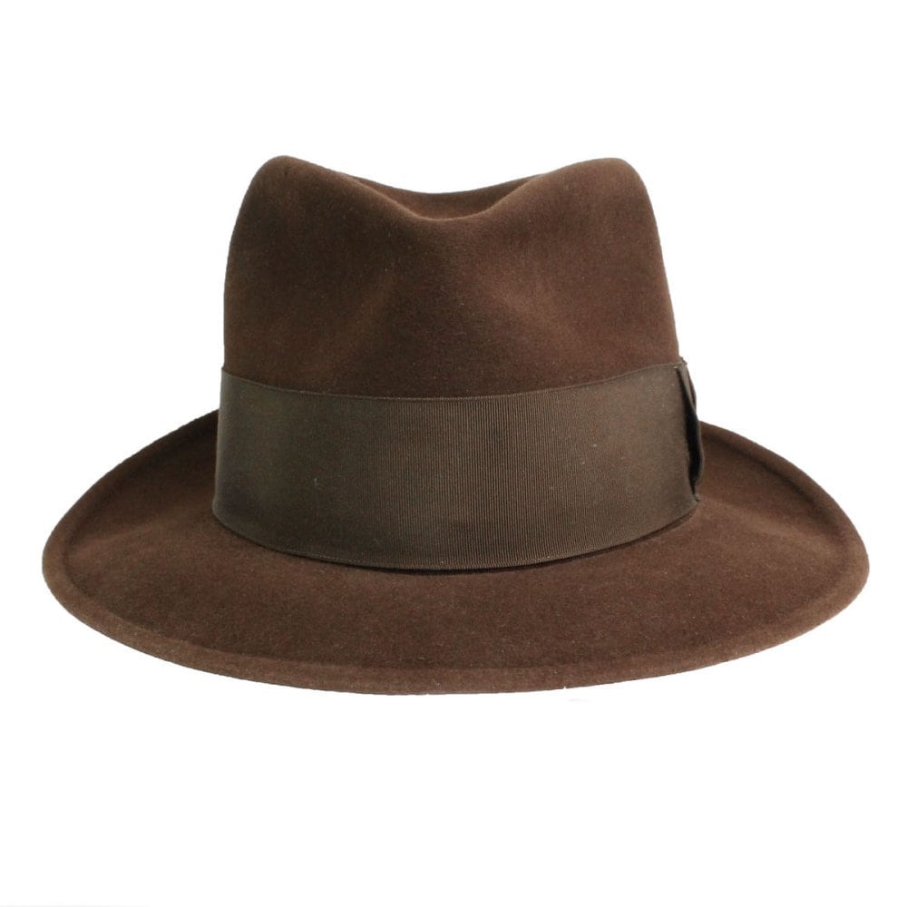 Knox Vintage Fedora Hat [1950s-] [KNOX FIFTEEN] 7 3/8 D.Brown | beruf