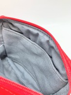 ポケットティッシュケース付き　スクエアポーチ　カニ｜とりさん工房ーかわいいハンドメイドポーチ