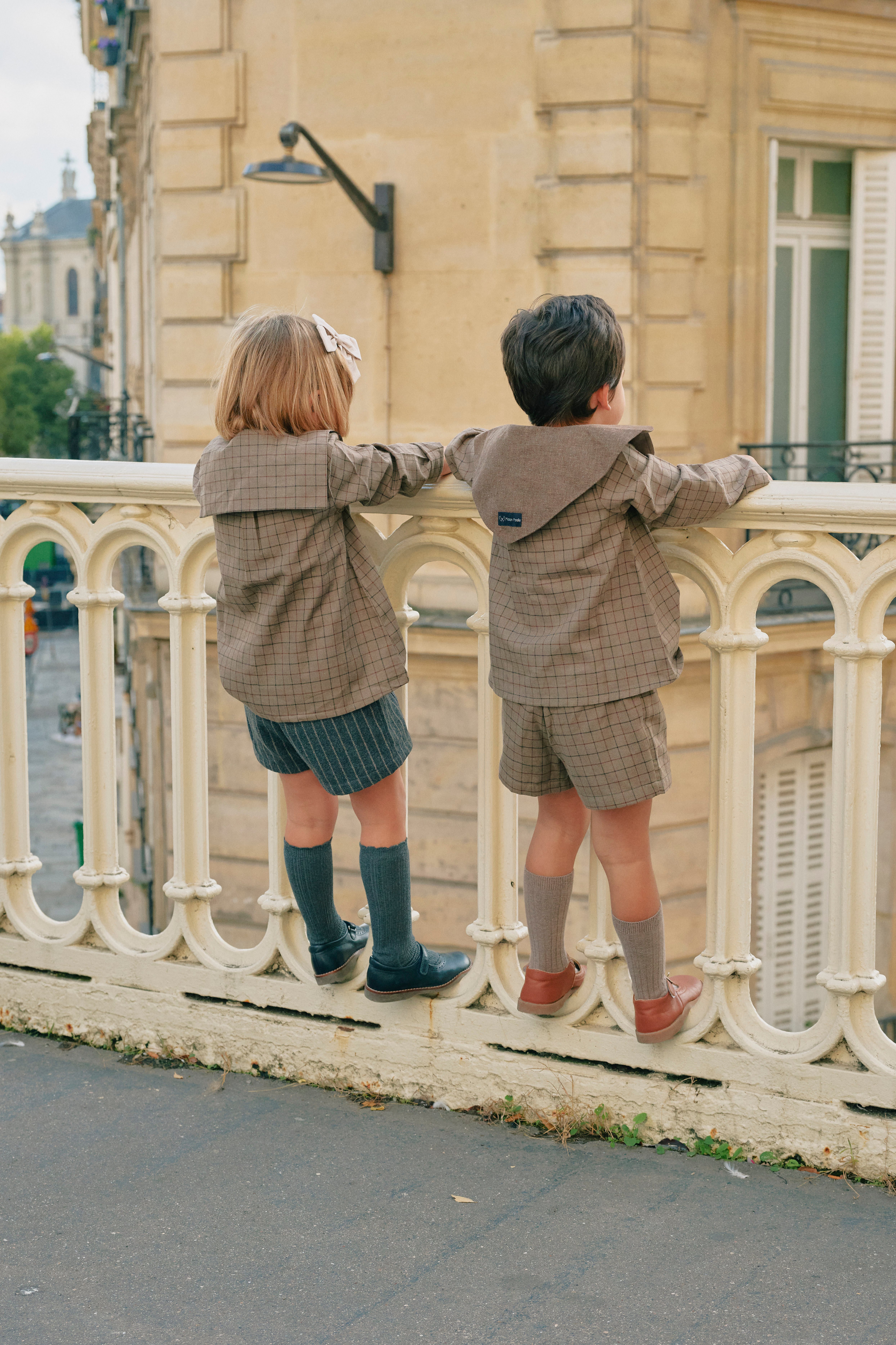 【予約/送料無料】Shirt OPERA- brown tiles / Maison Marelle