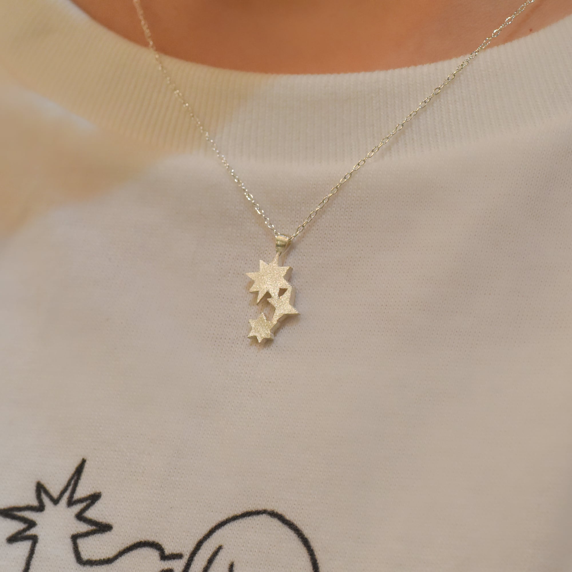 コラボデザインネックレス「星を描く」sv925 | etelino. [エテリノ]