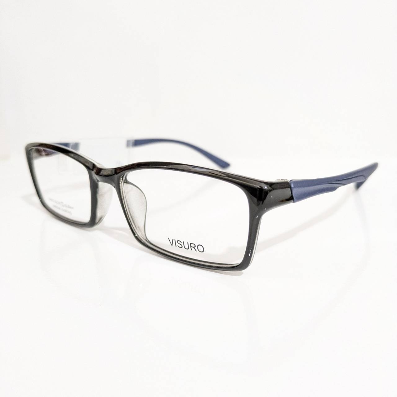 【VISURO】スクエアセルフレーム ブラック
