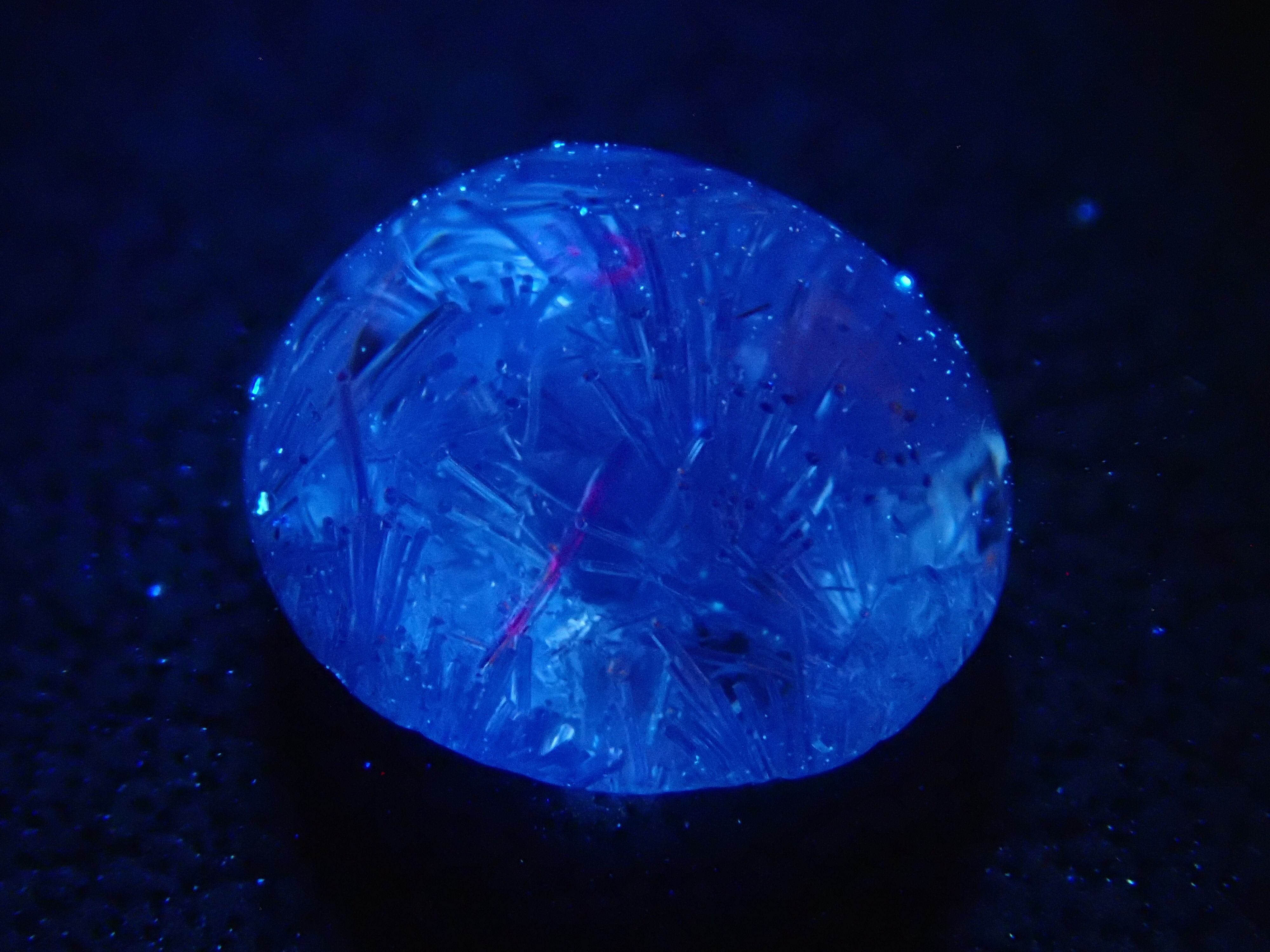 ブラジル産デュモルチェライトインクォーツ 1.093ct | Gem Shop