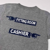 BEAMS BOY ビームス ボーイ プリント 半袖Tシャツ カットソー /グレー/レディース