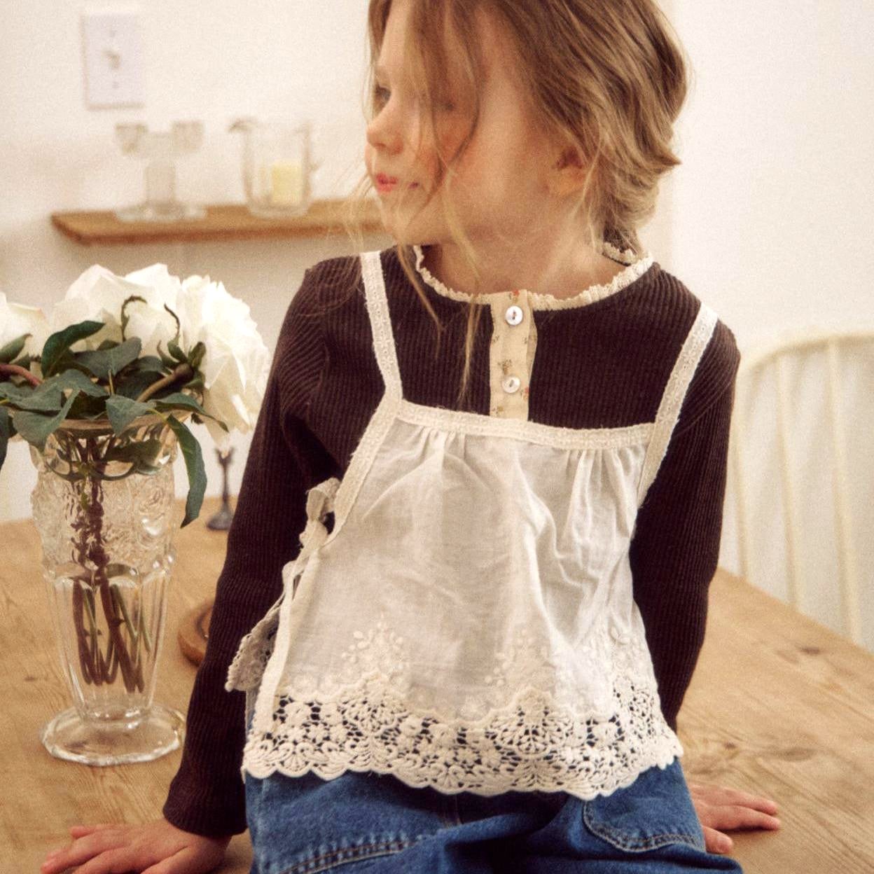 «Sold out»«ジュニアサイズあり» By MiMi レースビスチェ 2colors