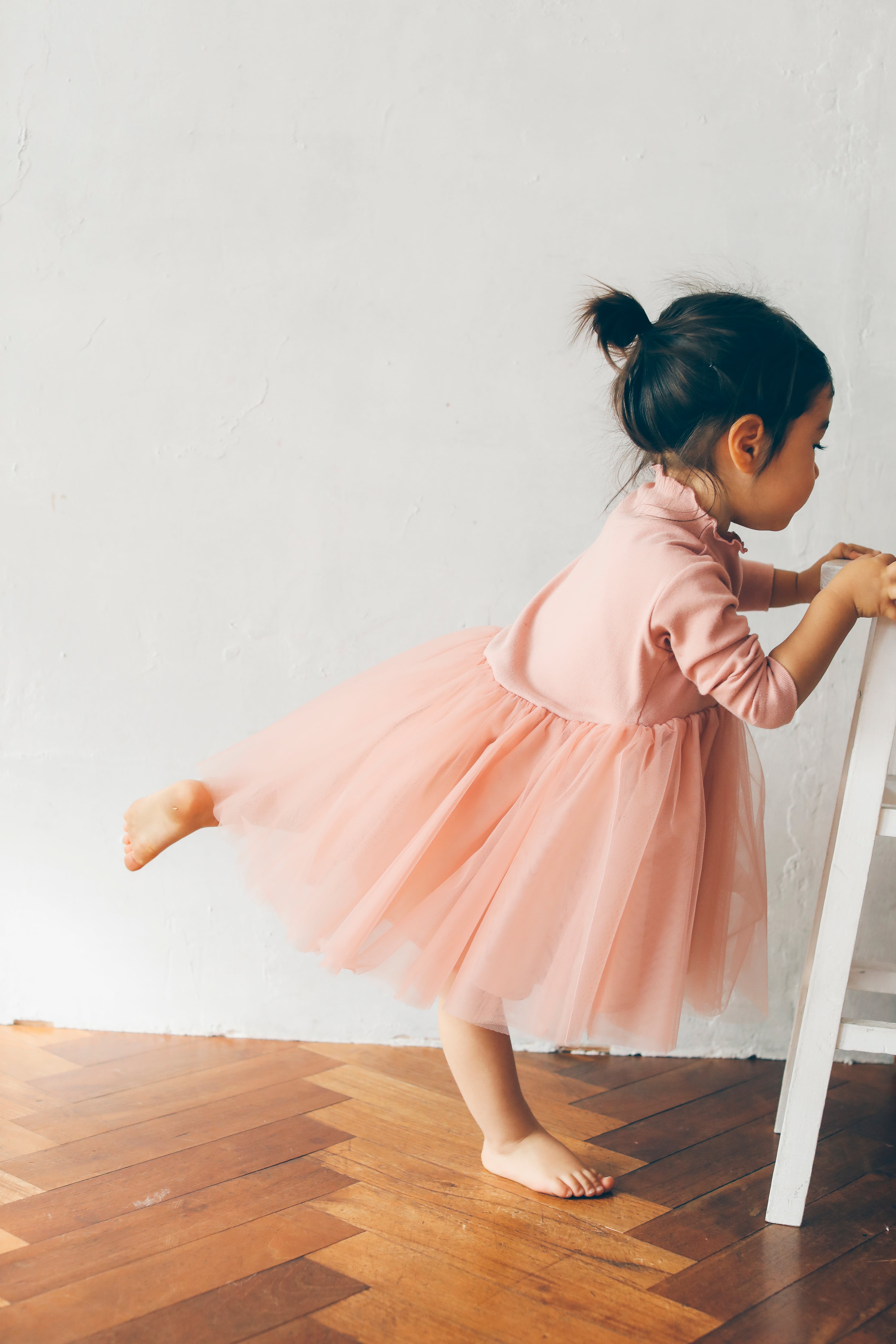 TUTU T-DRESS PINK 6Y-11Y | AMICA・kids