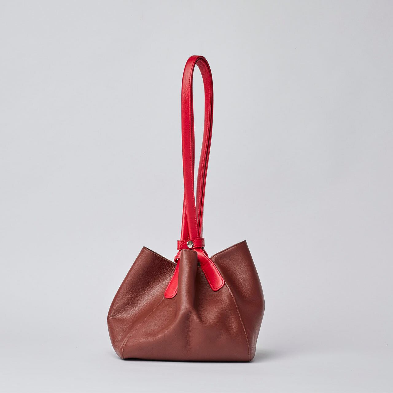 "MINI-SUM" BUCKET BAG - BROWN