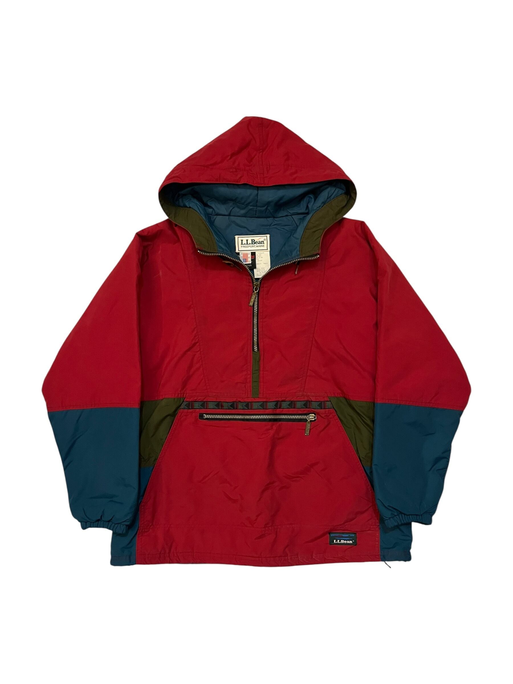 80s〜 L.L.Bean Tyrolean Tape Anorak Nylon Parka Made in U.S.A. 80 