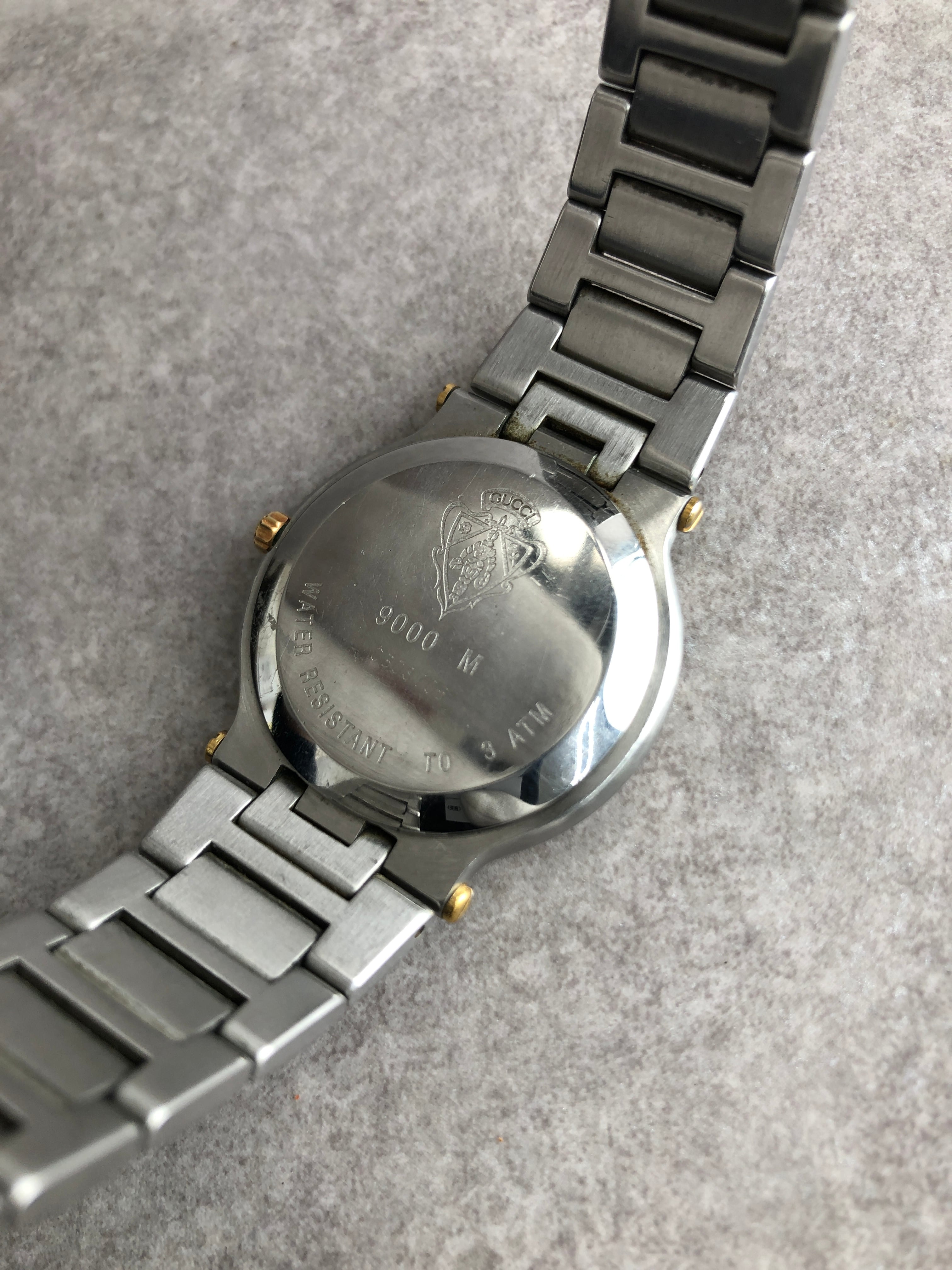 GUCCI グッチ 腕時計 シルバー ゴールド ステンレススチール