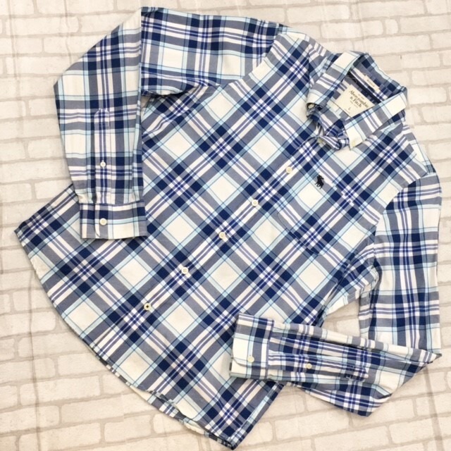 Abercrombie&Fitch　MENS　シャツ　Ｌサイズ