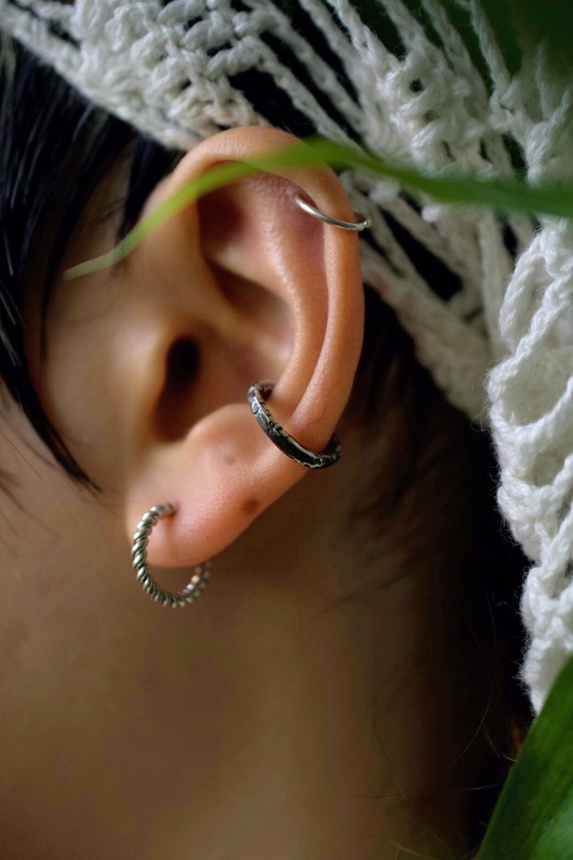 crack ear cuff (silver925)