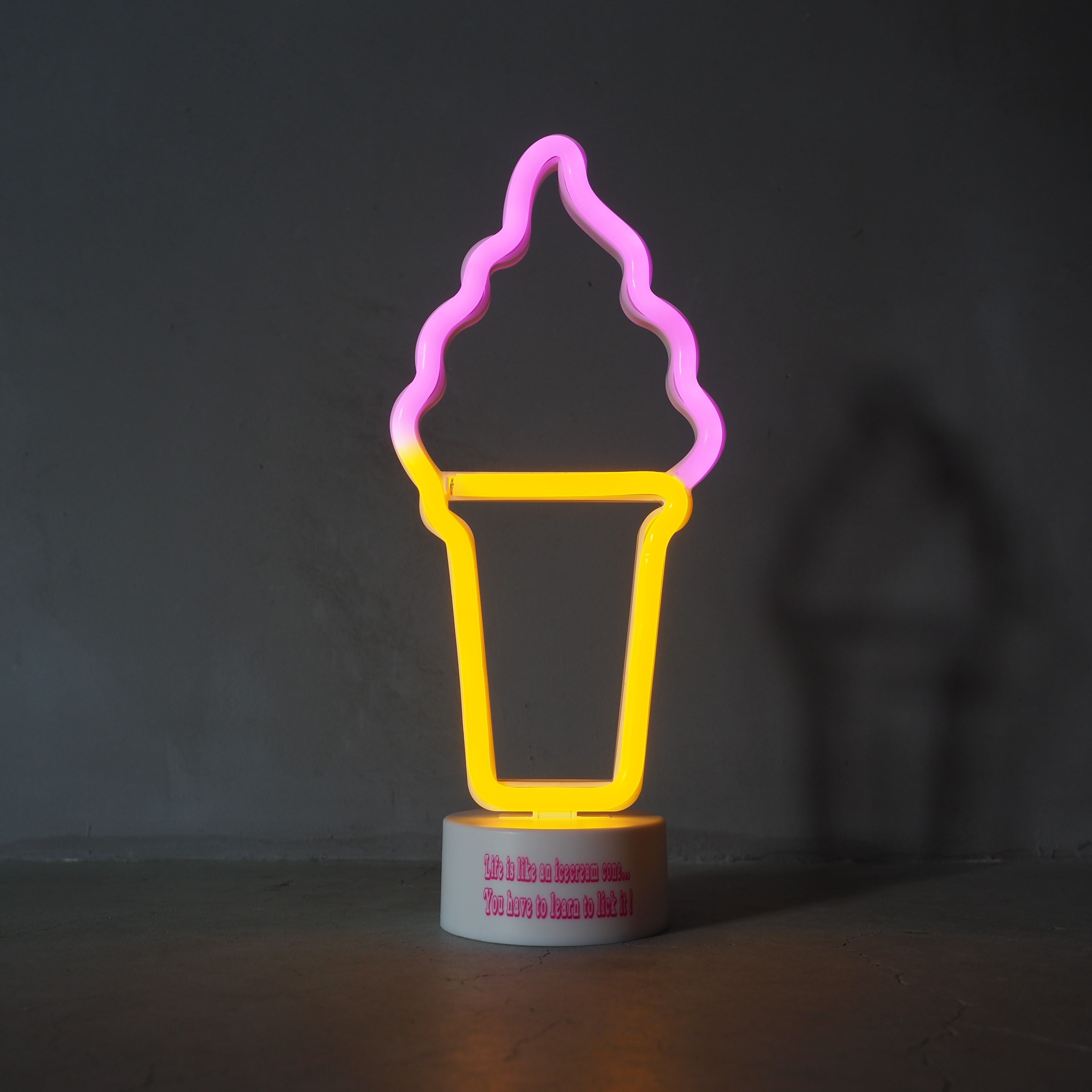 SOFT CREAM (ソフトクリーム) ネオン管 ライト ソフトクリーム