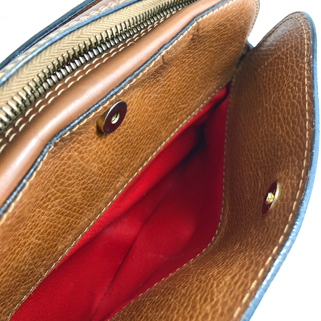 CELINE セリーヌ ショルダーバッグ ブラウン レザー M93 vintage ヴィンテージ オールド t5f5rx