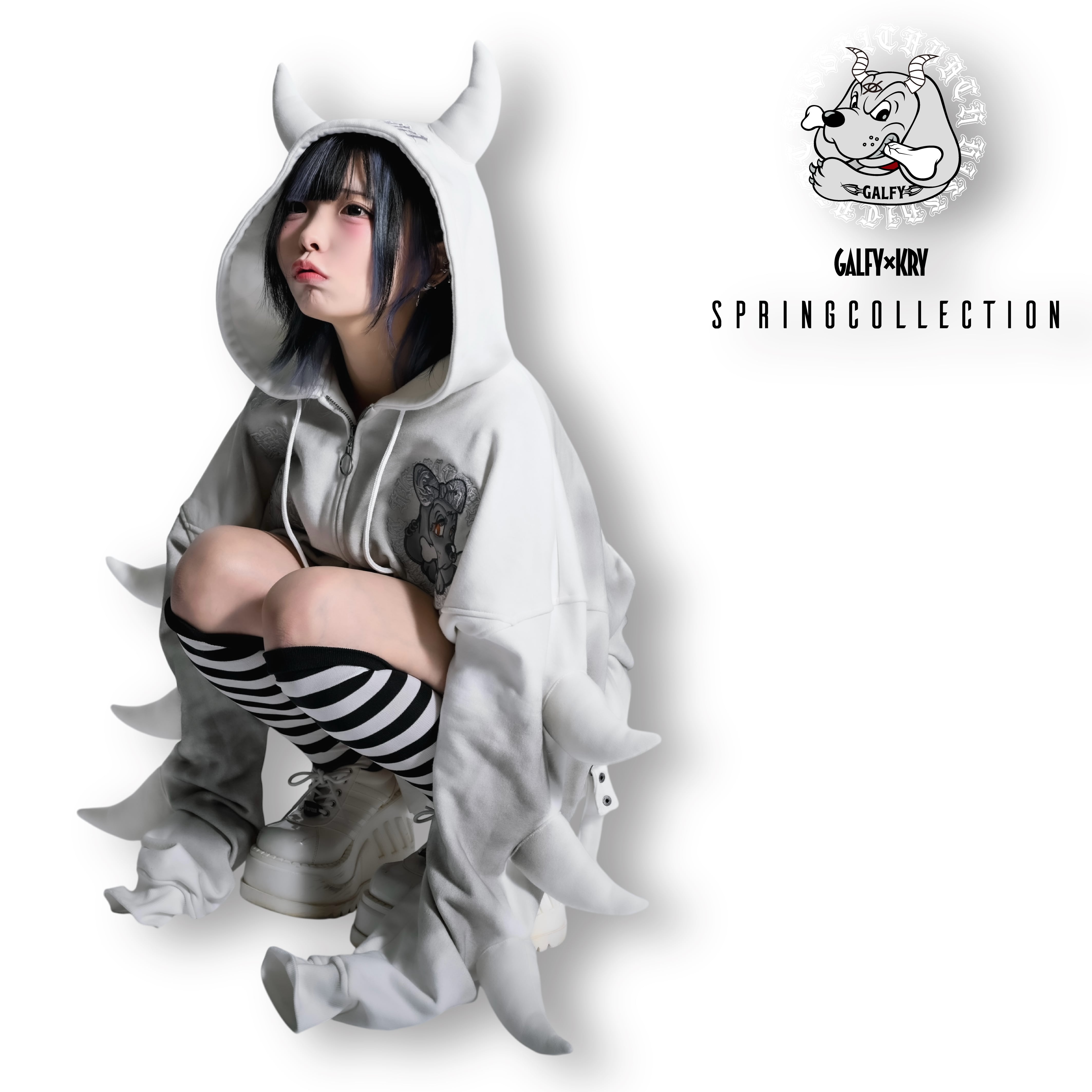 予約】「トゲトゲツノパーカー」 | KRY clothing