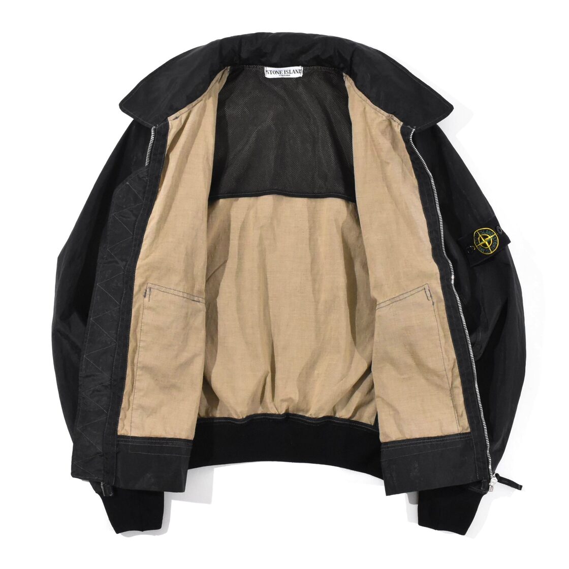 2008ss STONE ISLAND DOUBLE NYLON METAL FLIGHT JACKET M | Pay ID