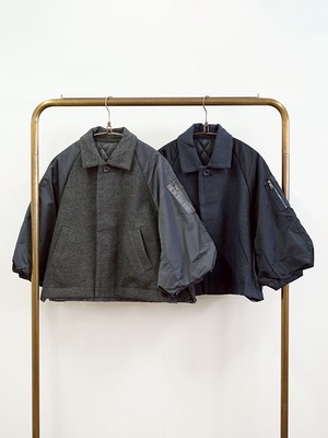 セブンデイズ　1251117　異素材スリーブボリュームJK