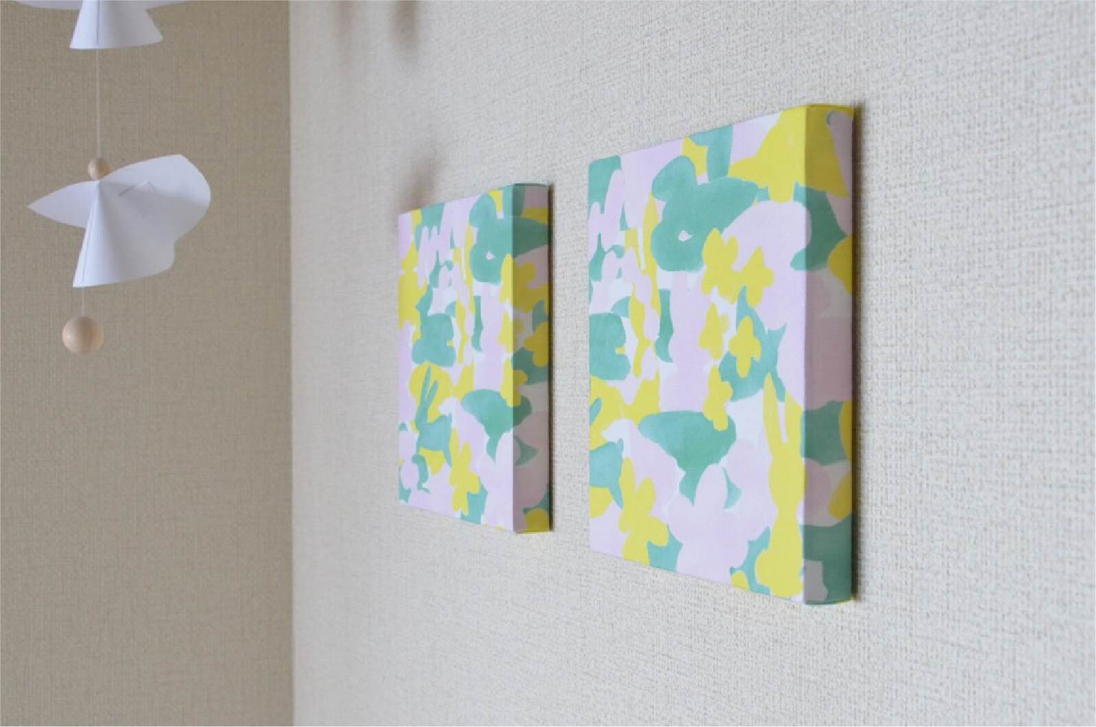 ファブリックパネル rabits 16×16 ( FUDO+ オリジナル )