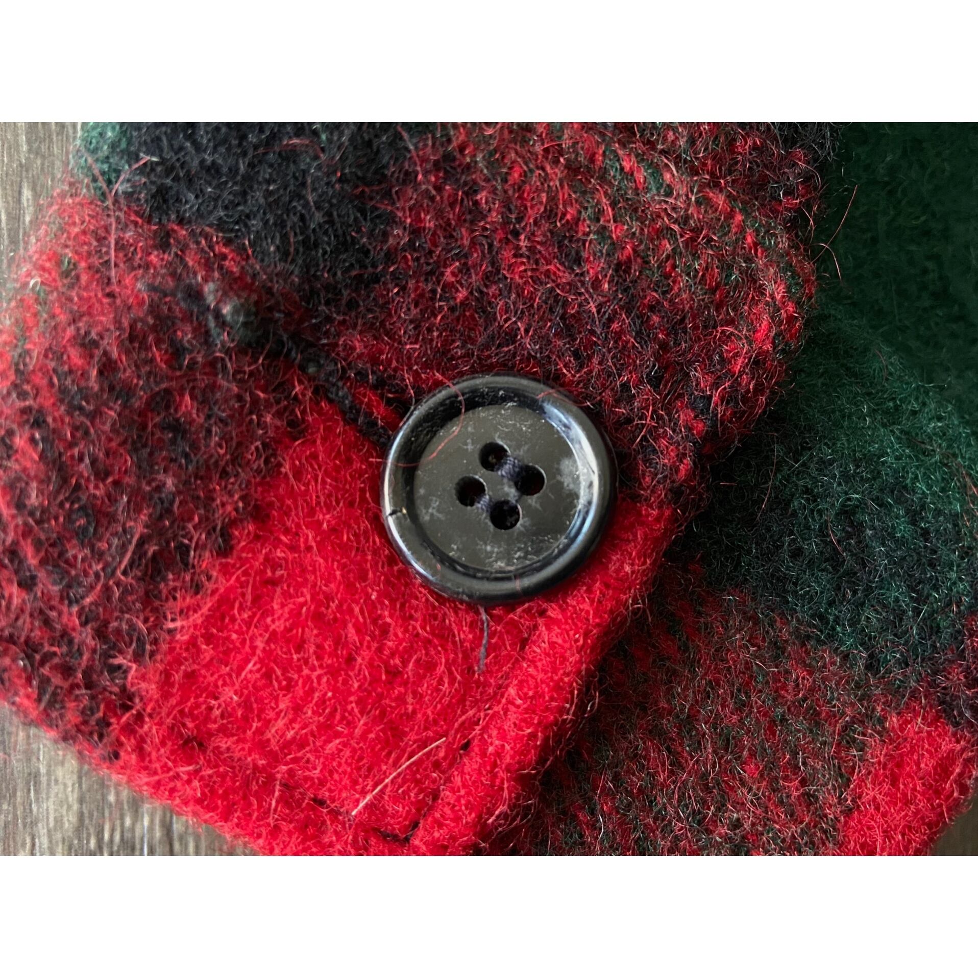 60s-70s “BSA” vintage plaid pattern wool jac-shirt red × green woolrich  ボーイスカウト ウールジャケット シャツジャケット ウールリッチ ヴィンテージ