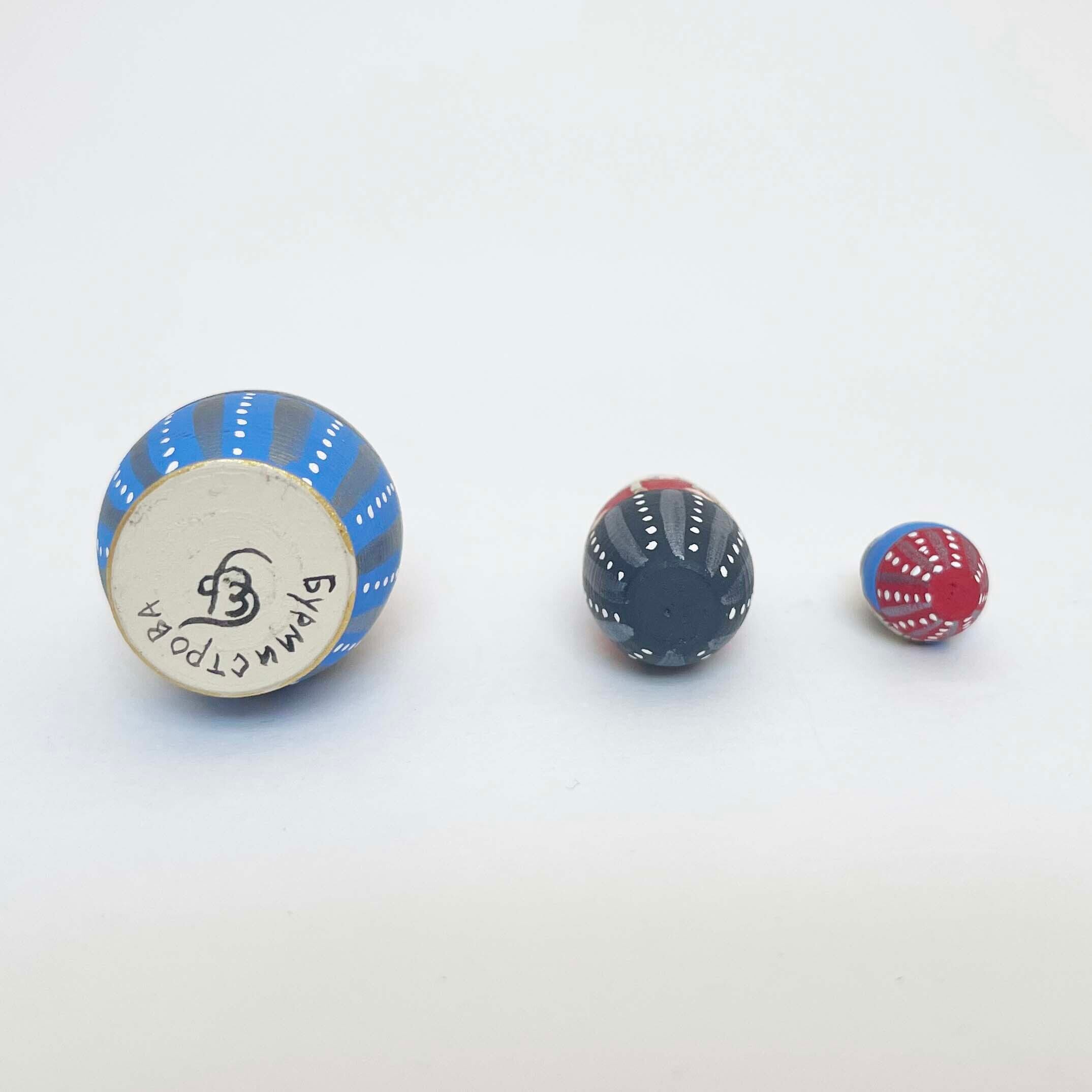 リュドミラさんのマトリョーシカ(カチューシャ小/3個組)