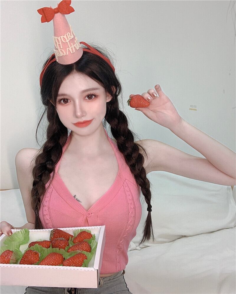 ニットサマーグレーショートホルタージャケット 夏物 ピュア ブラックストロベリース48221924886