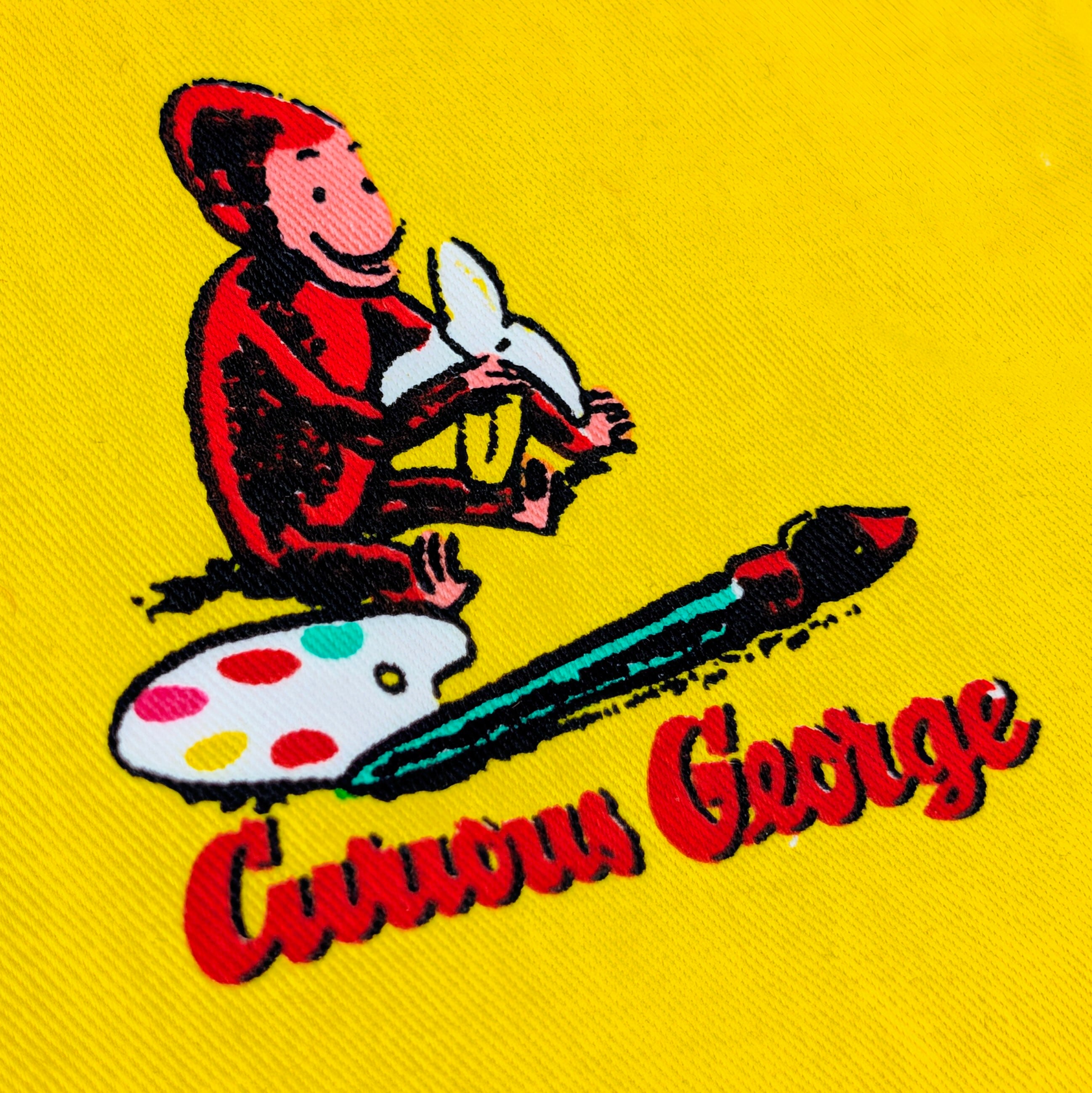 ✨️可愛すぎて何枚も欲しい♡✨️アメリカンキャラクターPURSE【 Curious George(おさるのジョージ)】巾着袋 〚アメリカン雑貨 アメトイ〛