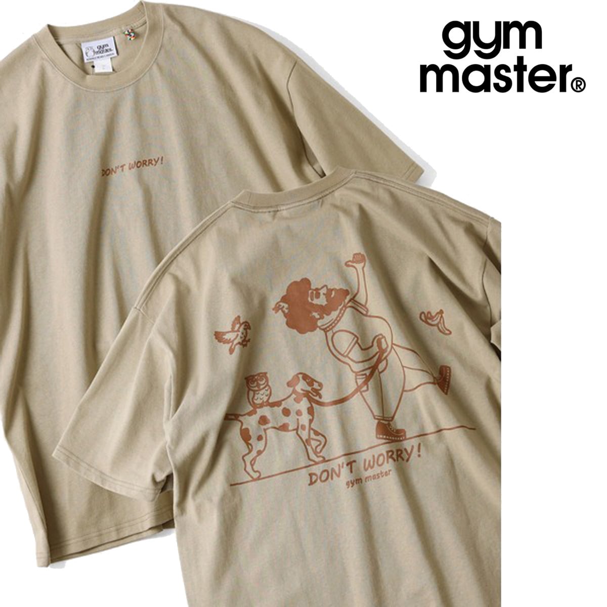 gym master ジムマスター 7.4oz DON'T WORRY! ビッグTシャツ｜BE HAPPY