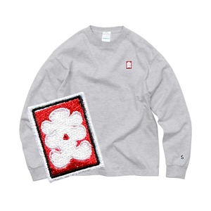 繁盛！繁盛！×Long Sleeve T-shirt/グレー