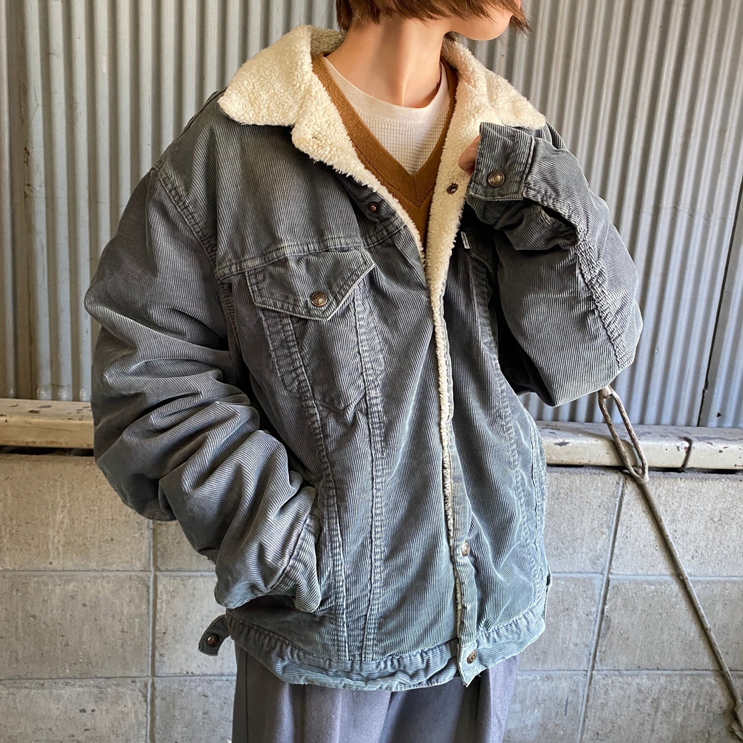 90年代 Levi's ユーロ リーバイス 71500 コーデュロイ ボア ...