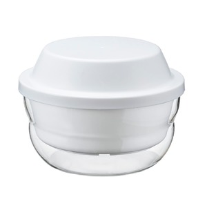 【新着特価】HARIO(ハリオ) ガラスのレンジ蒸し器 満水容量1200ml レンジで簡単調理 ホワイト 日本製 電子レンジ おかず クリームスープ 手作り XMK-120-W