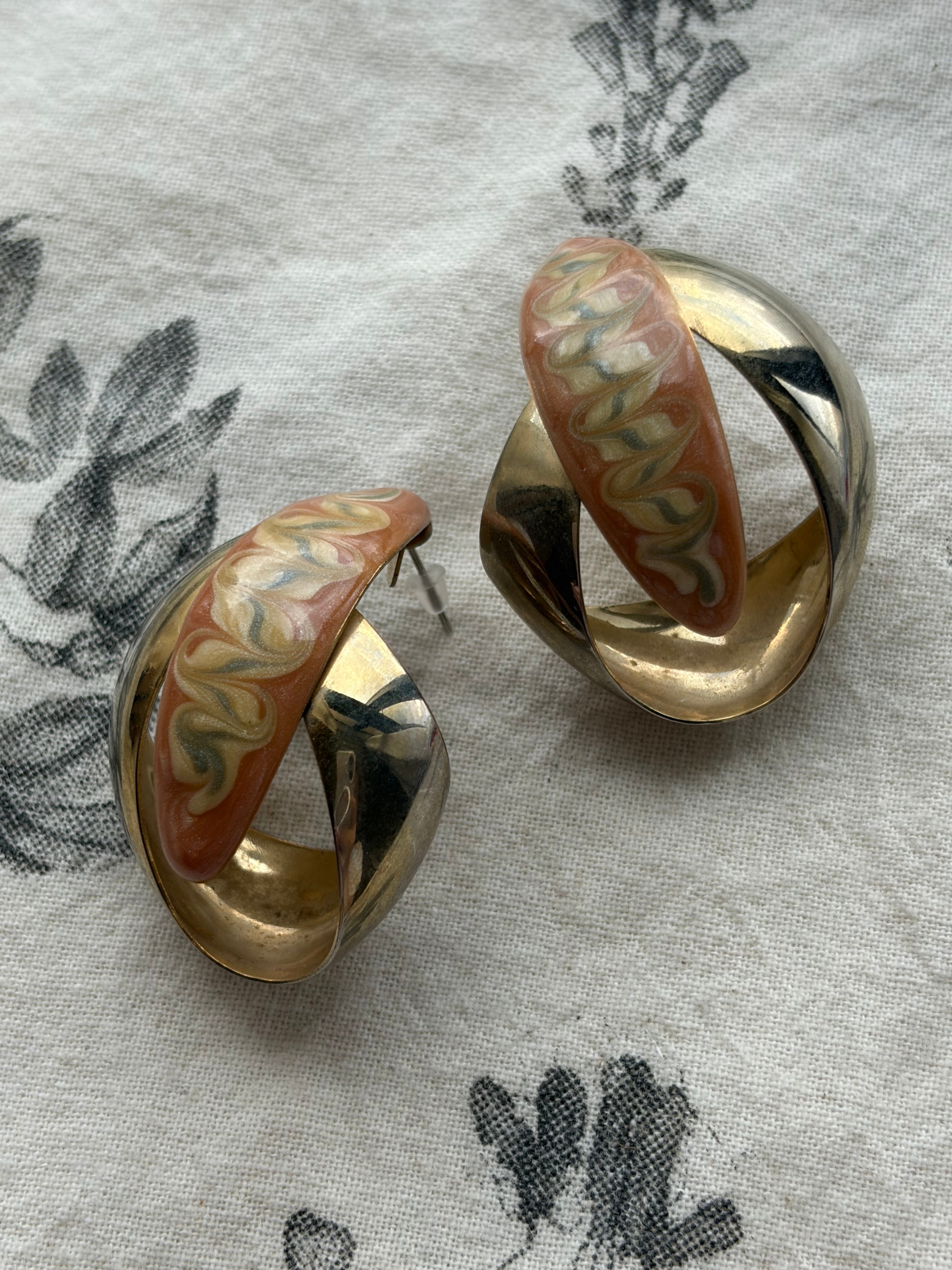 vintage enamel pierce