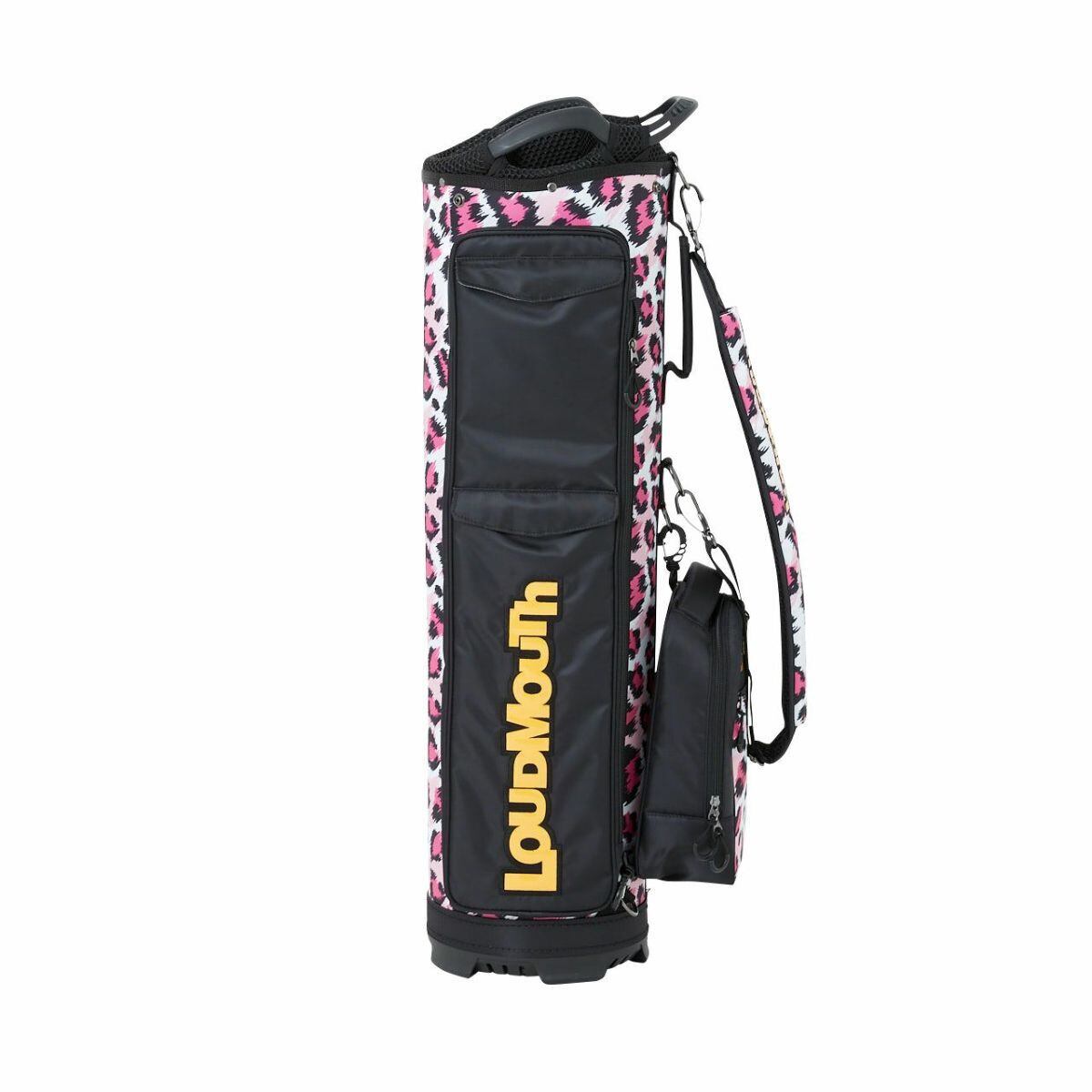 LOUDMOUTH】コンビニエンス キャディバッグ ピンクレオパード LOUDMOUTH】コンビニエンス キャディバッグ ピンクレオパード