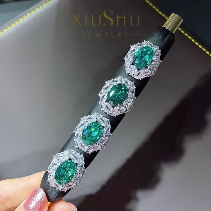 人工パライバトルマリン ネオングリーン 10カラット 高炭素