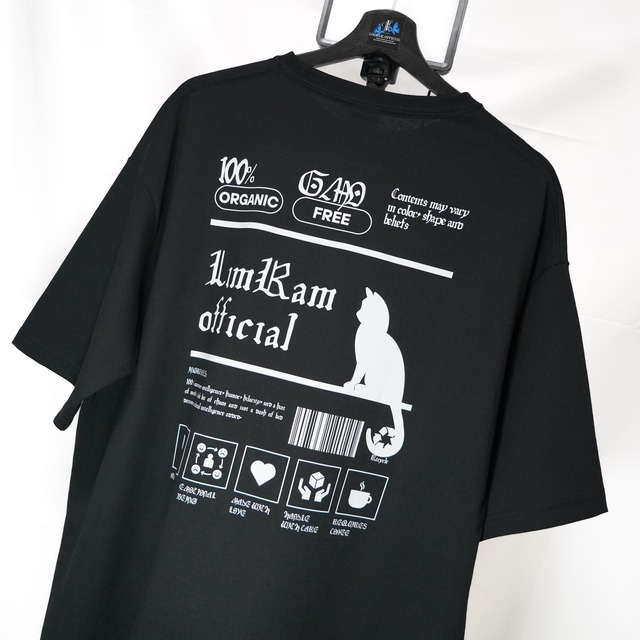 【No40】black cat tshirt