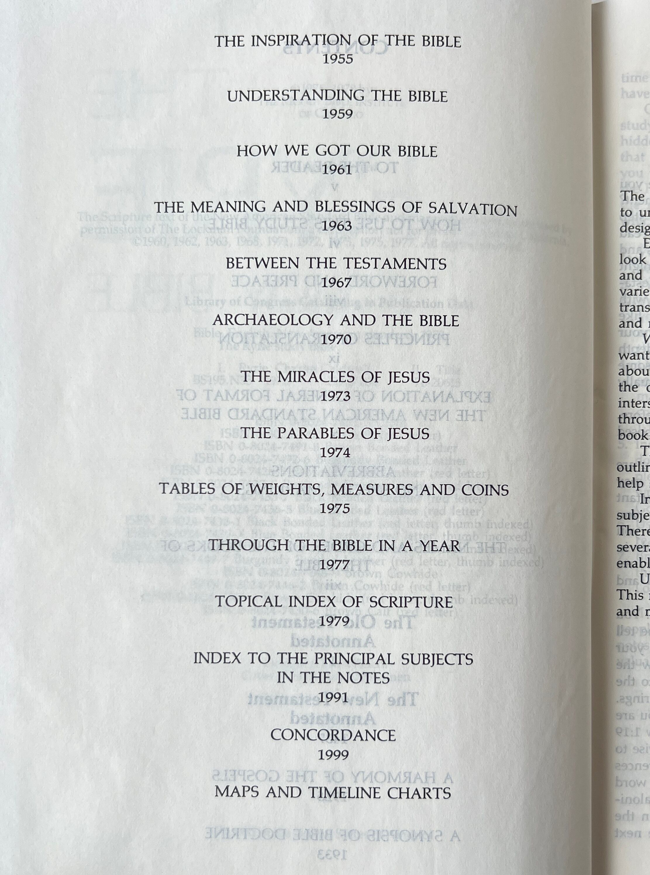 The Ryrie Study Bible: New American Standard Translation / Charles Caldwell Ryrie チャールズ・コールドウェル・ライリー / Moody Press